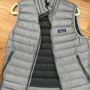 Patagonia Grey Down Vest